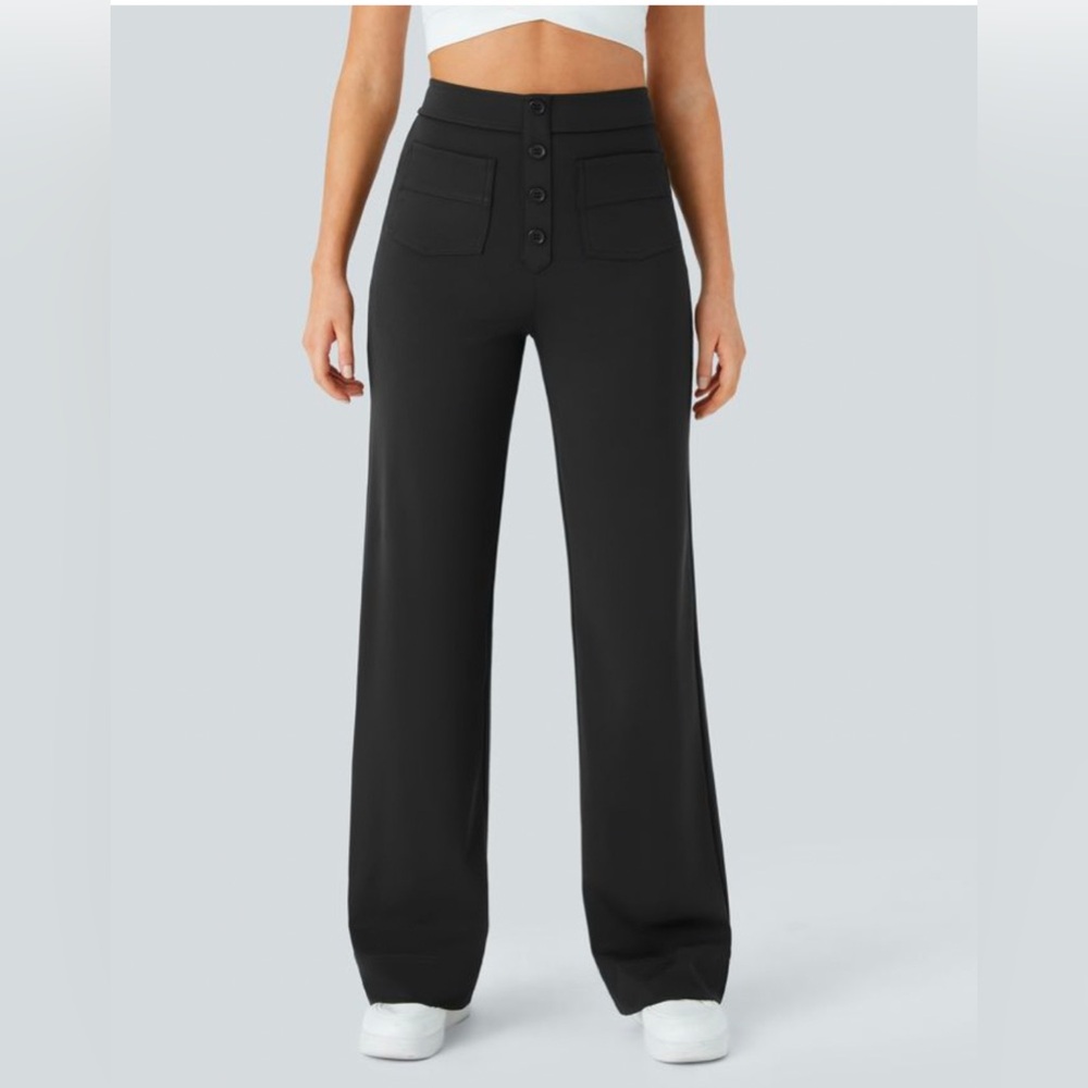 Halara High Waisted Button Pant